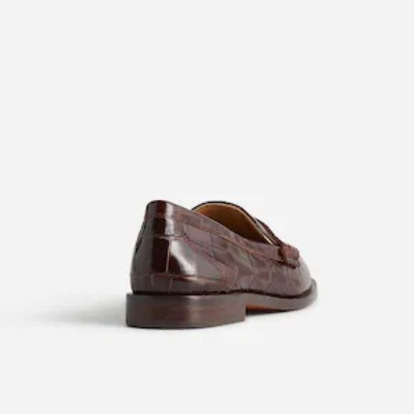 Madewell Shoes 7.5 Preppy Grayson Penny Loafer Brown - Picture 4 of 12